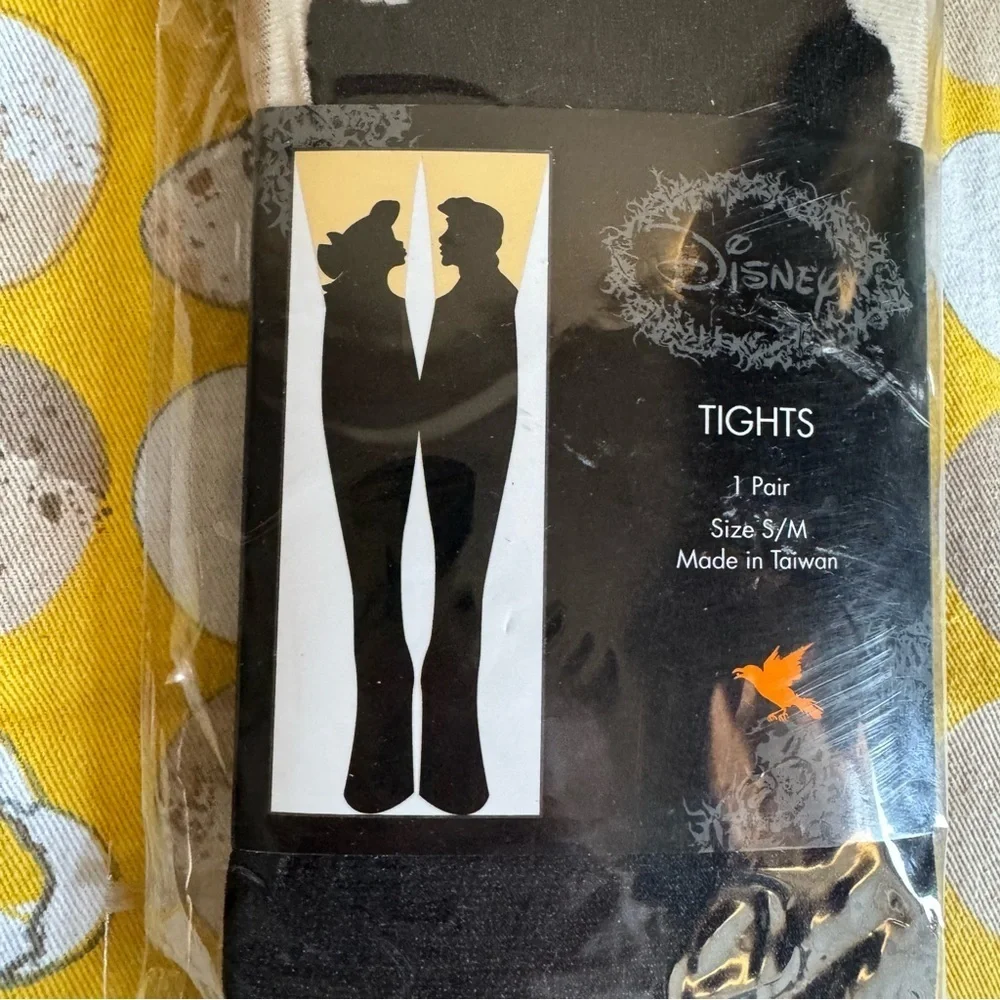 Disney’s NWT The Little Mermaid Ariel and Prince Eric silhouette tights size S/M